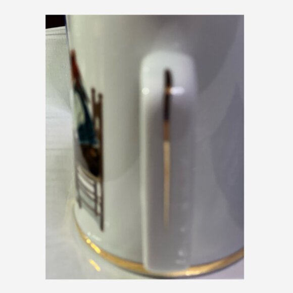 Norman Rockwell Porcelain Tankard Mug "For a Good Boy" Long John Silver’s Box - Picture 4 of 4